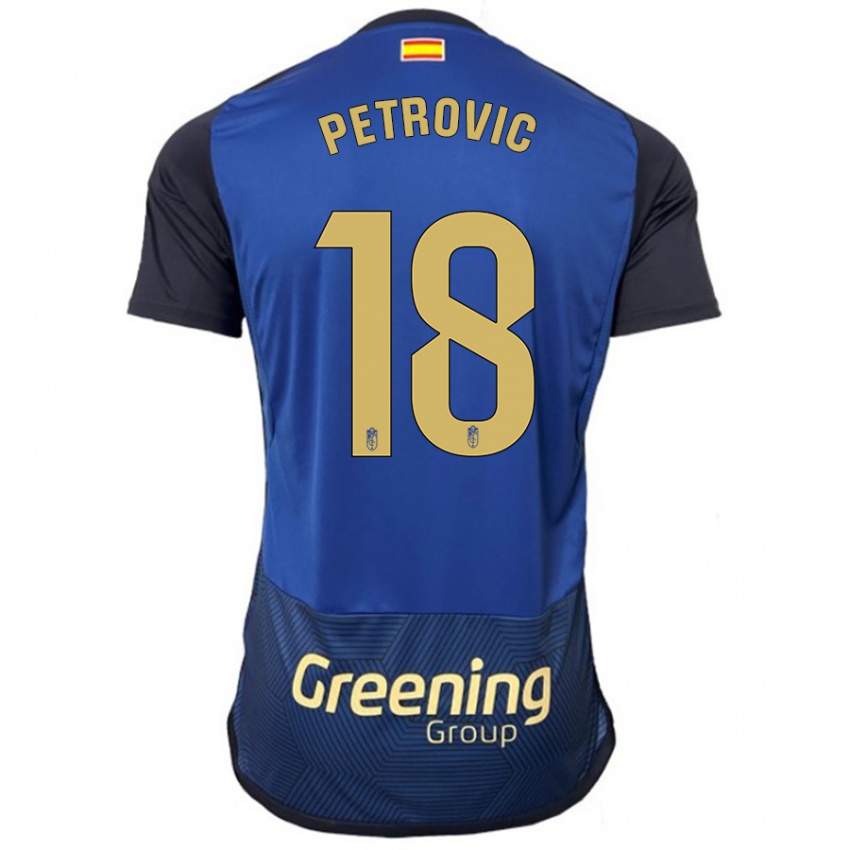 Mujer Camiseta Njegos Petrovic #18 Armada 2ª Equipación 2023/24 La Camisa Chile