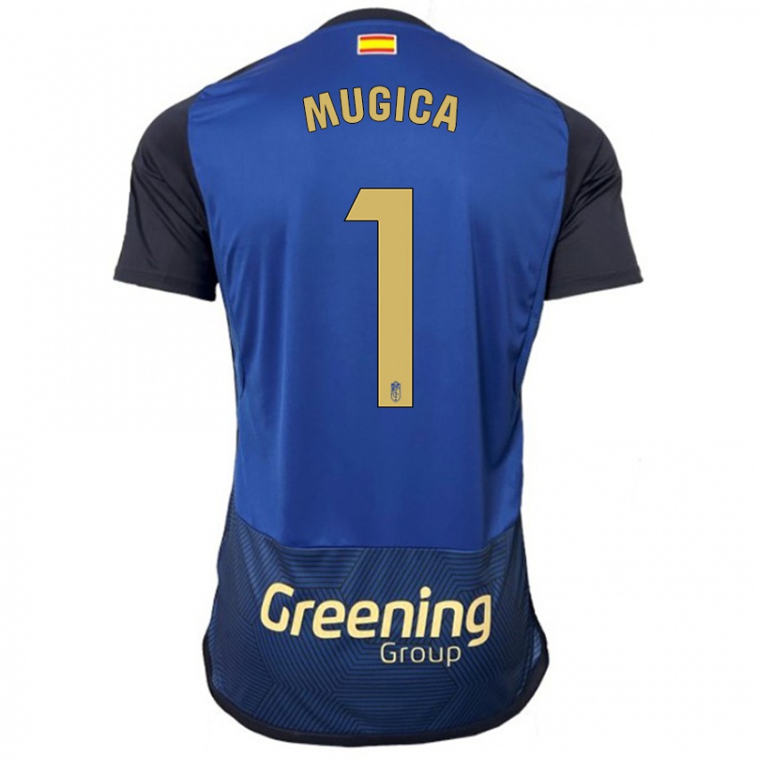 Mujer Camiseta Juan Múgica #1 Armada 2ª Equipación 2023/24 La Camisa Chile