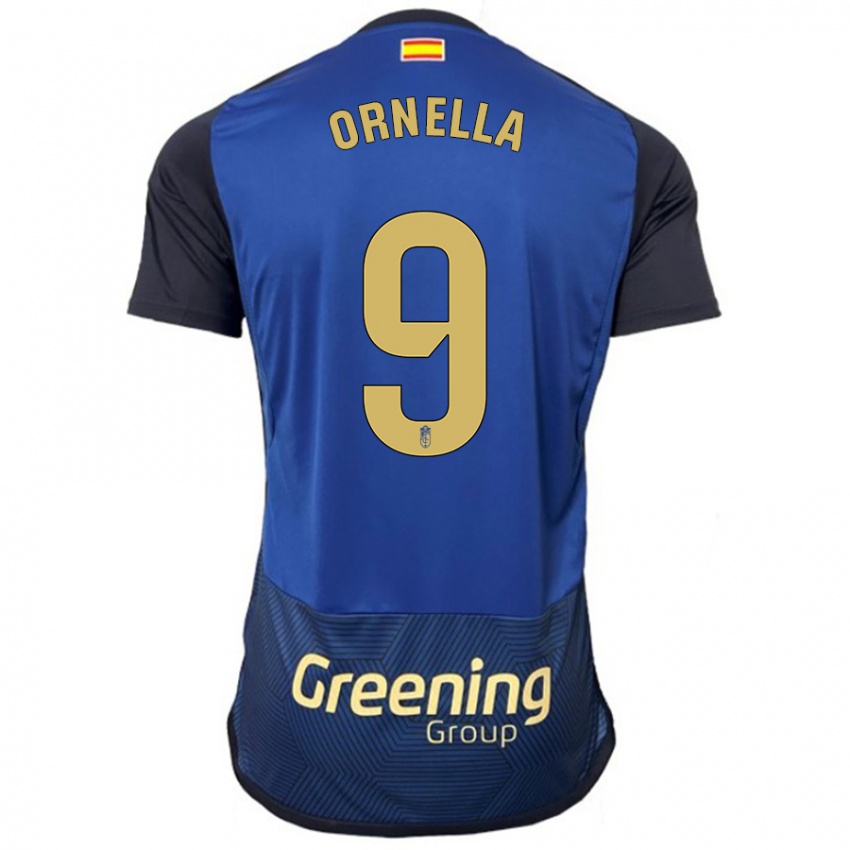 Mujer Camiseta Ornella María Vignola Cabot #9 Armada 2ª Equipación 2023/24 La Camisa Chile