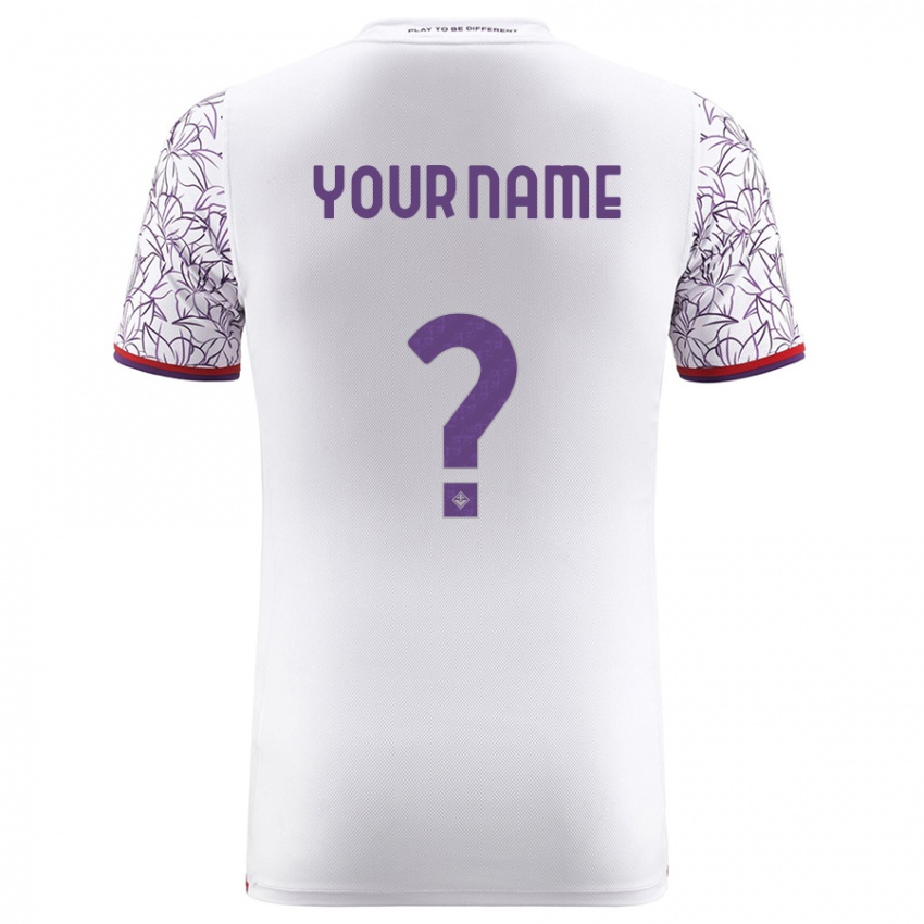 Mujer Camiseta Su Nombre #0 Blanco 2ª Equipación 2023/24 La Camisa Chile