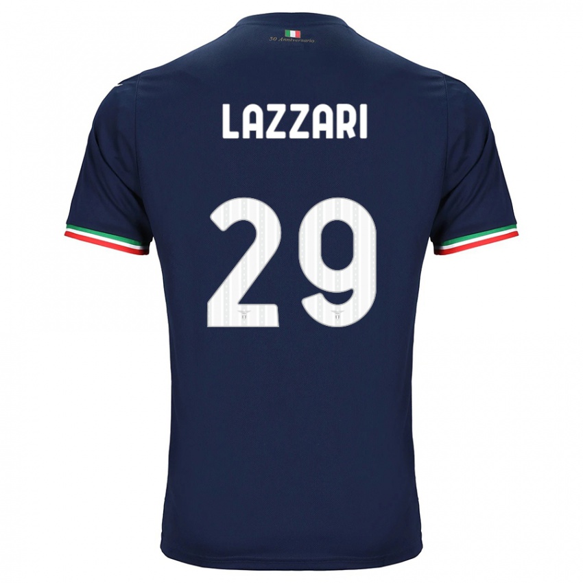 Mujer Camiseta Manuel Lazzari #29 Armada 2ª Equipación 2023/24 La Camisa Chile