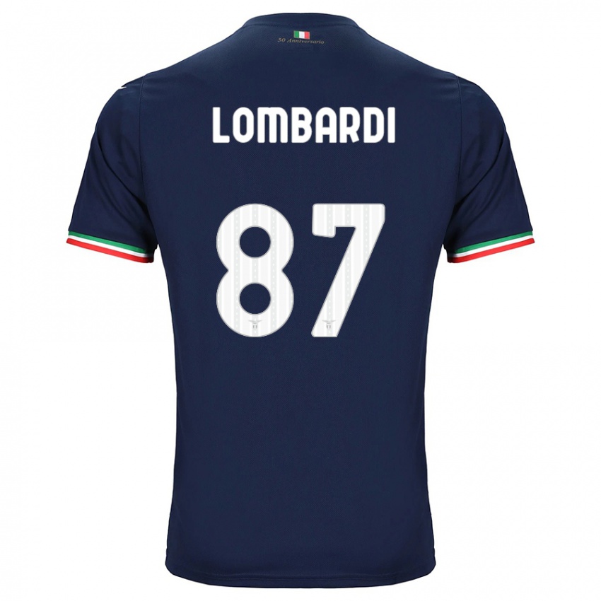 Mujer Camiseta Cristiano Lombardi #87 Armada 2ª Equipación 2023/24 La Camisa Chile