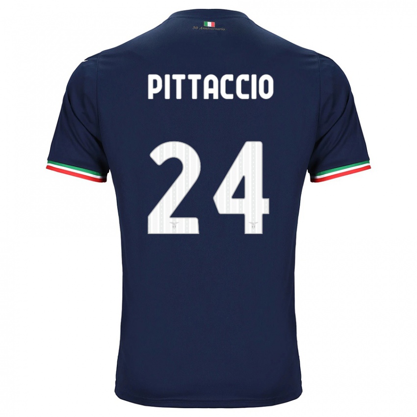 Mujer Camiseta Francesca Pittaccio #24 Armada 2ª Equipación 2023/24 La Camisa Chile