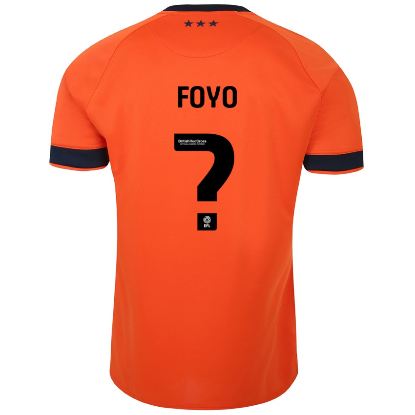 Mujer Camiseta Osman Foyo #0 Naranja 2ª Equipación 2023/24 La Camisa Chile