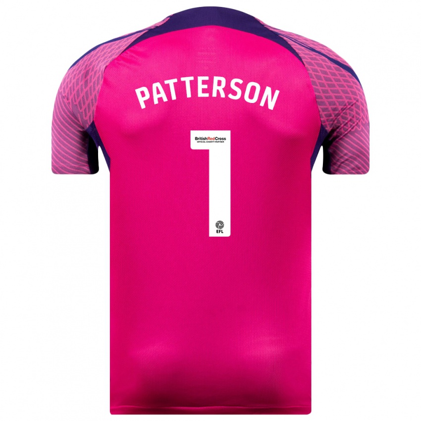 Mujer Camiseta Anthony Patterson #1 Morado 2ª Equipación 2023/24 La Camisa Chile