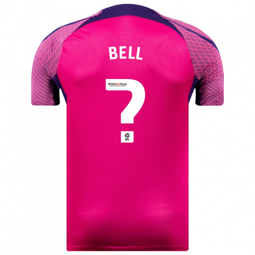 Mujer Camiseta Luke Bell #0 Morado 2ª Equipación 2023/24 La Camisa Chile