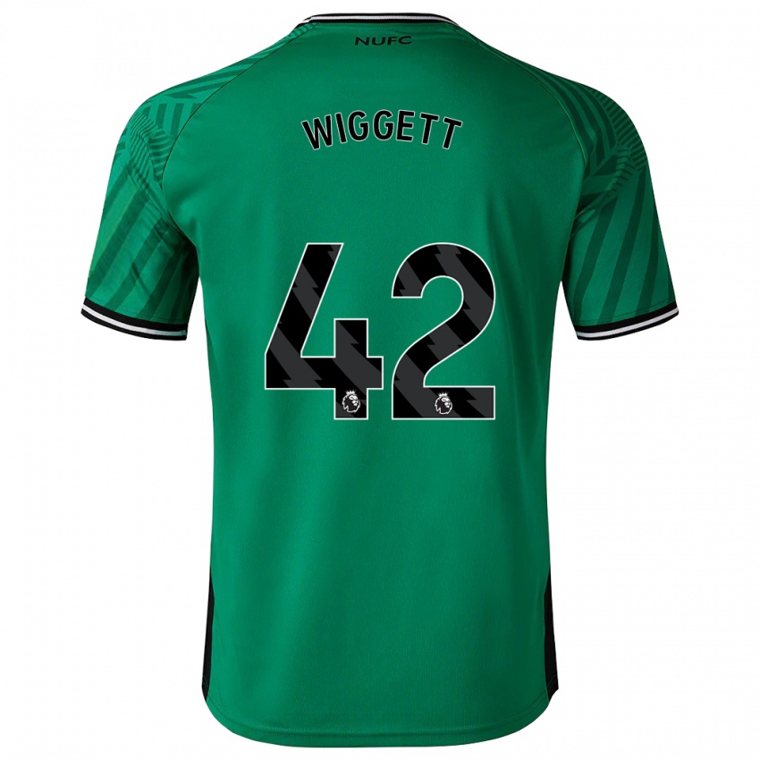 Mujer Camiseta Charlie Wiggett #42 Verde 2ª Equipación 2023/24 La Camisa Chile