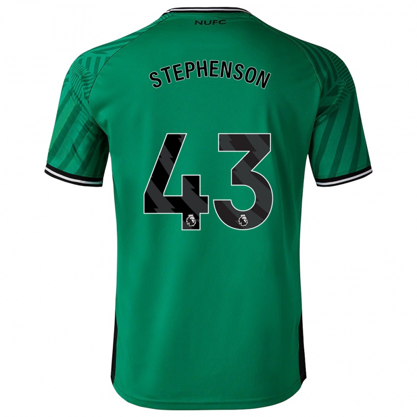 Mujer Camiseta Dylan Stephenson #43 Verde 2ª Equipación 2023/24 La Camisa Chile
