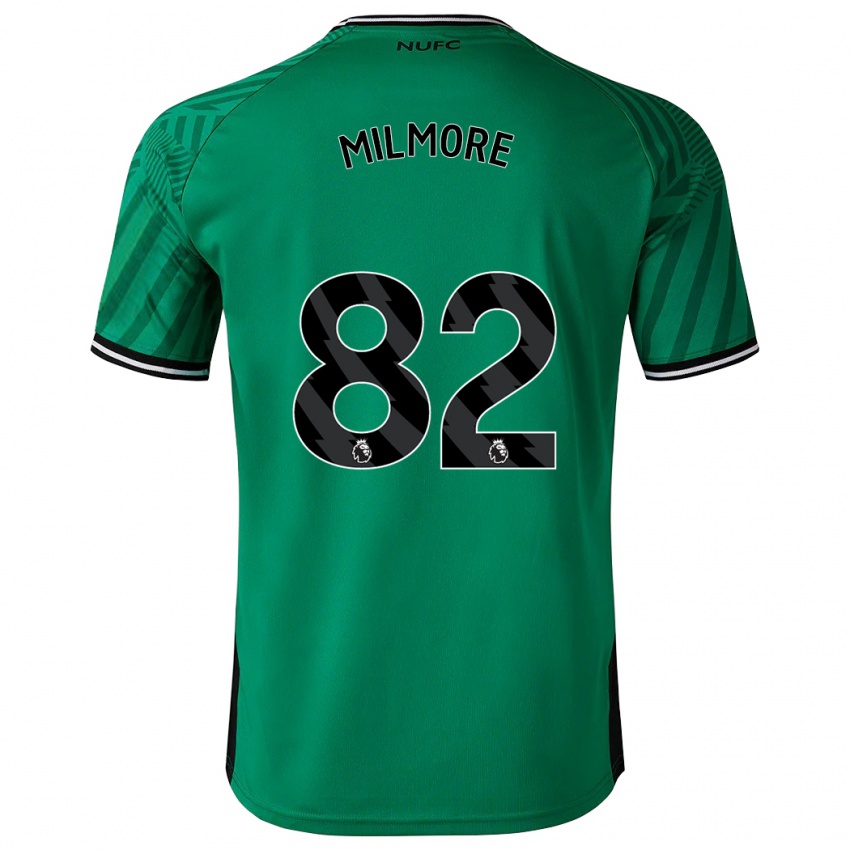 Mujer Camiseta Carter Milmore #82 Verde 2ª Equipación 2023/24 La Camisa Chile