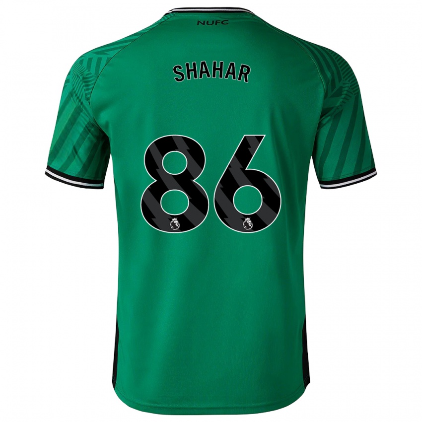 Mujer Camiseta Leo Shahar #86 Verde 2ª Equipación 2023/24 La Camisa Chile