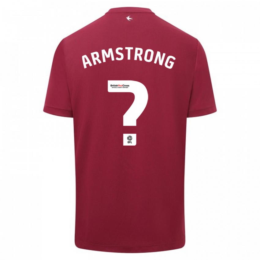 Mujer Camiseta Luke Armstrong #0 Rojo 2ª Equipación 2023/24 La Camisa Chile