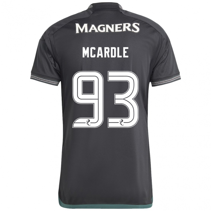 Mujer Camiseta Sean Mcardle #93 Negro 2ª Equipación 2023/24 La Camisa Chile