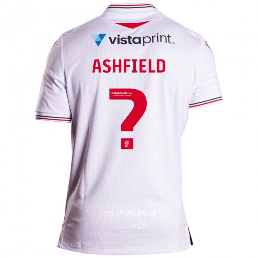 Mujer Camiseta Harry Ashfield #0 Blanco 2ª Equipación 2023/24 La Camisa Chile