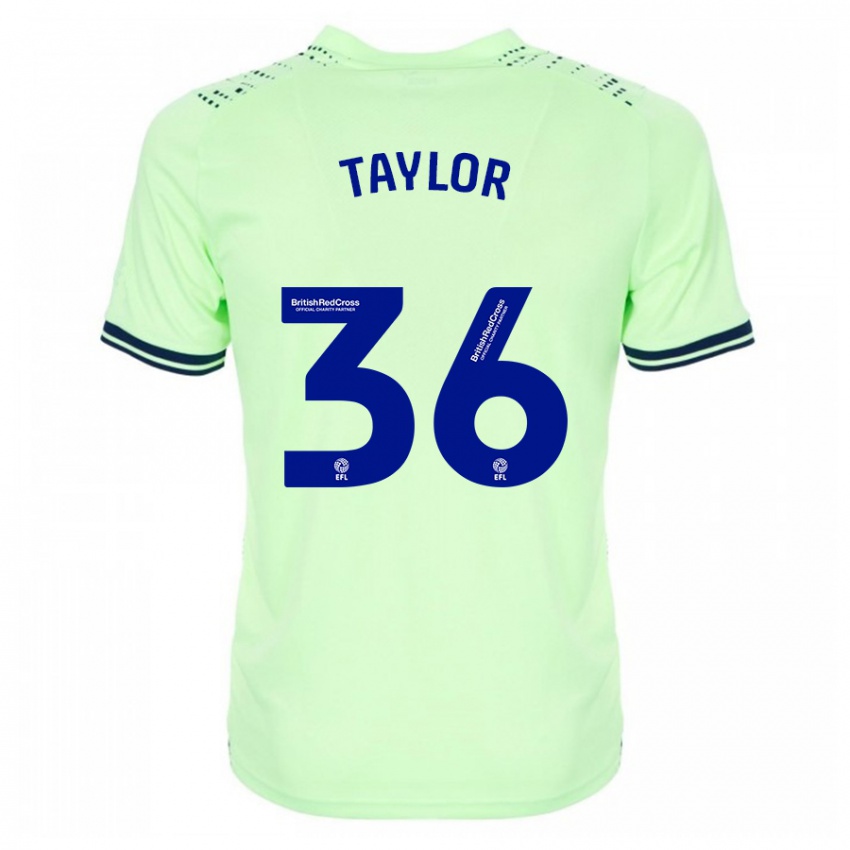 Mujer Camiseta Caleb Taylor #36 Armada 2ª Equipación 2023/24 La Camisa Chile