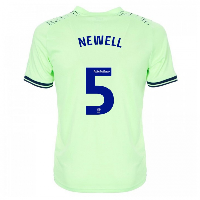 Mujer Camiseta Lucy Newell #5 Armada 2ª Equipación 2023/24 La Camisa Chile