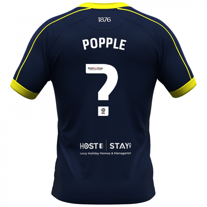 Mujer Camiseta Henry Popple #0 Armada 2ª Equipación 2023/24 La Camisa Chile