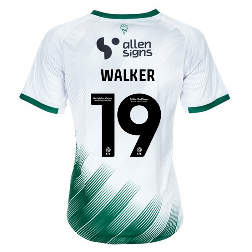 Mujer Camiseta Tyler Walker #19 Blanco 2ª Equipación 2023/24 La Camisa Chile