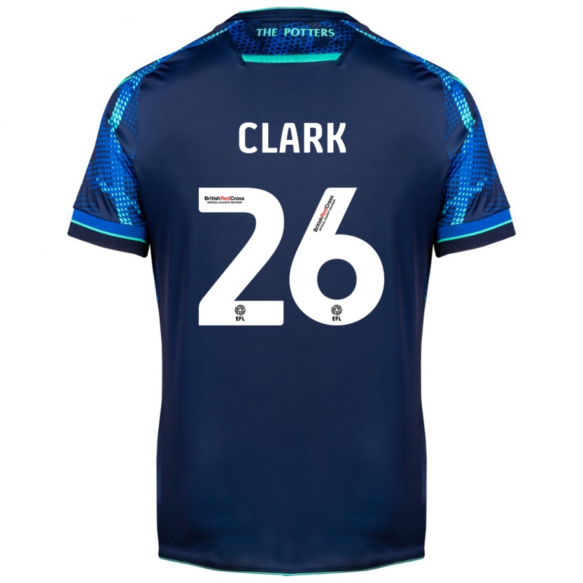 Mujer Camiseta Ciaran Clark #26 Armada 2ª Equipación 2023/24 La Camisa Chile