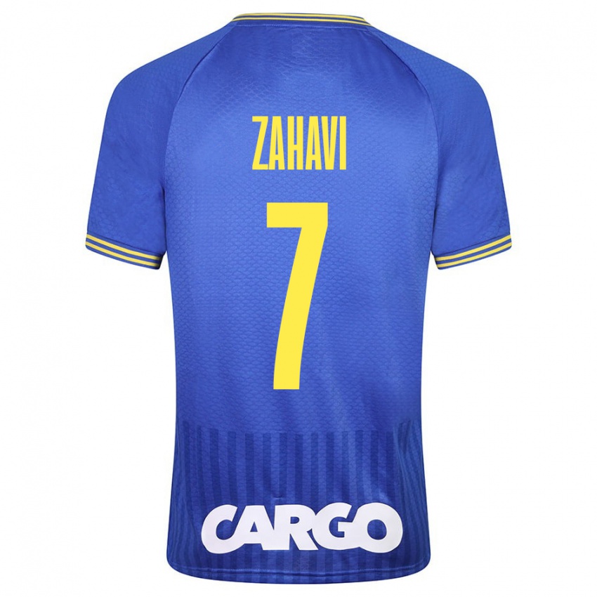 Mujer Camiseta Eran Zahavi #7 Azul 2ª Equipación 2023/24 La Camisa Chile