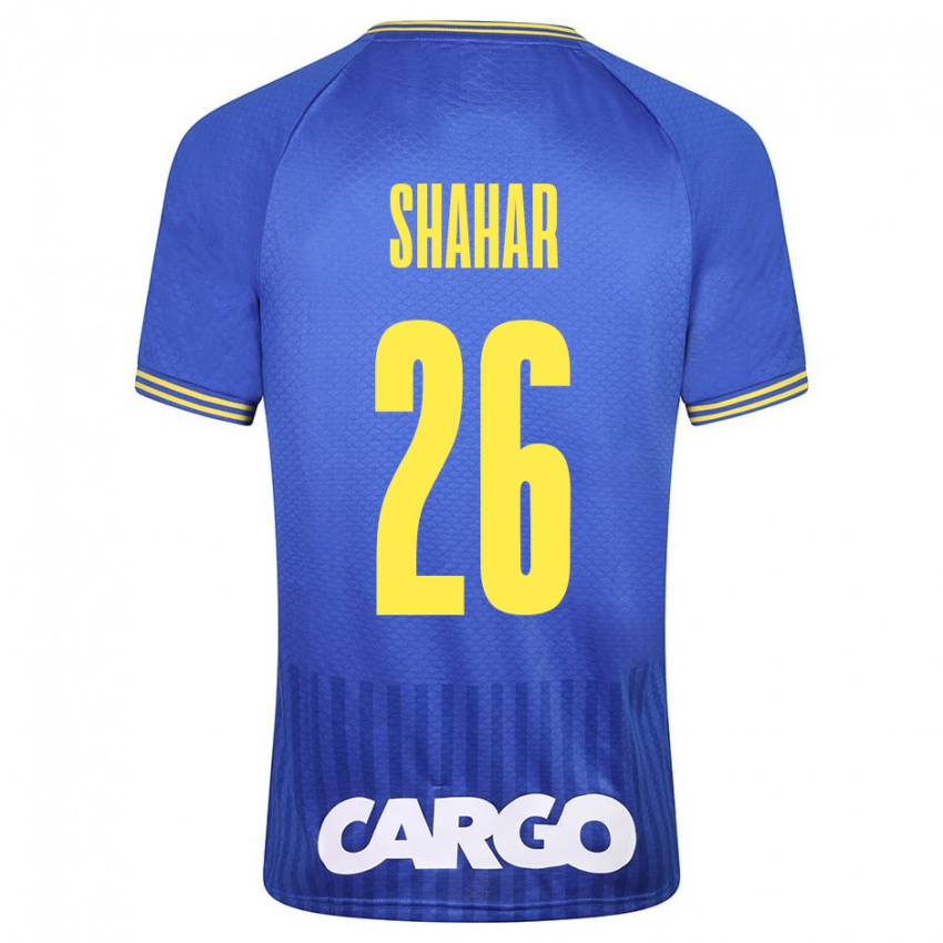 Mujer Camiseta Ido Shahar #26 Azul 2ª Equipación 2023/24 La Camisa Chile