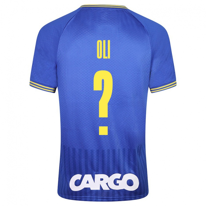 Mujer Camiseta Ido Oli #0 Azul 2ª Equipación 2023/24 La Camisa Chile