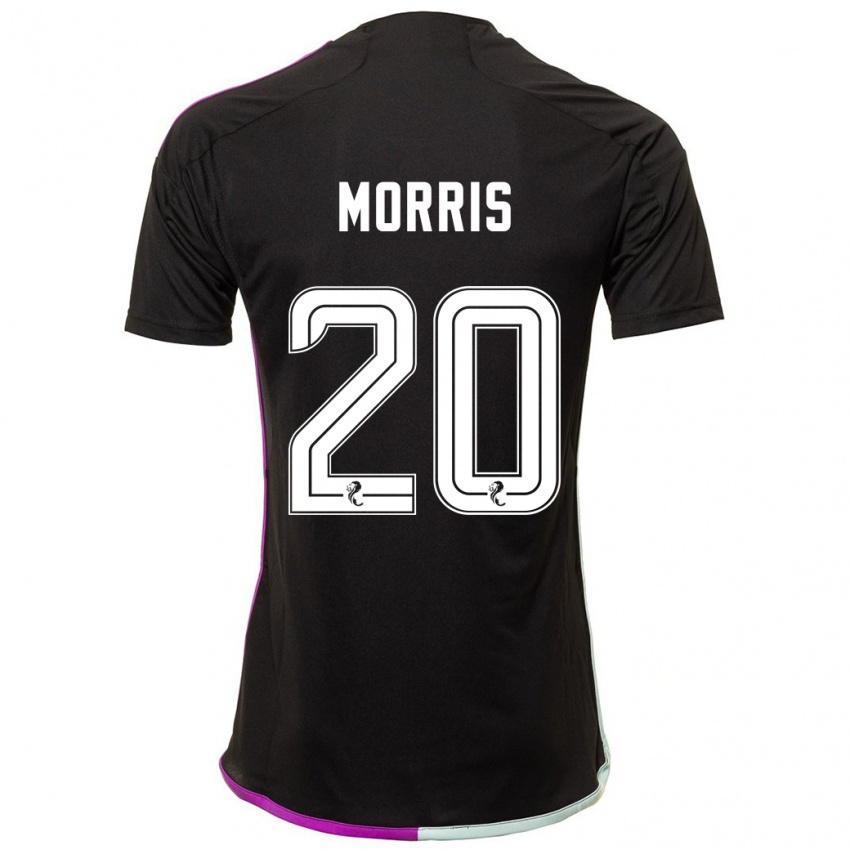 Mujer Camiseta Shayden Morris #20 Negro 2ª Equipación 2023/24 La Camisa Chile