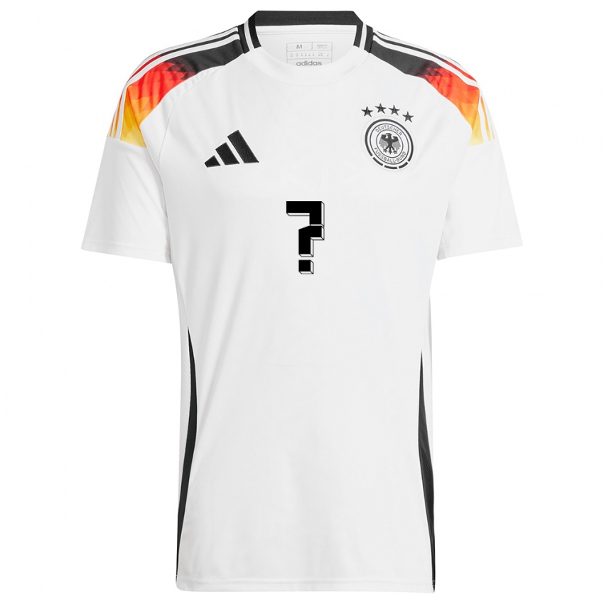 Niño Camiseta Alemania Su Nombre #0 Blanco 1ª Equipación 24-26 La Camisa Chile