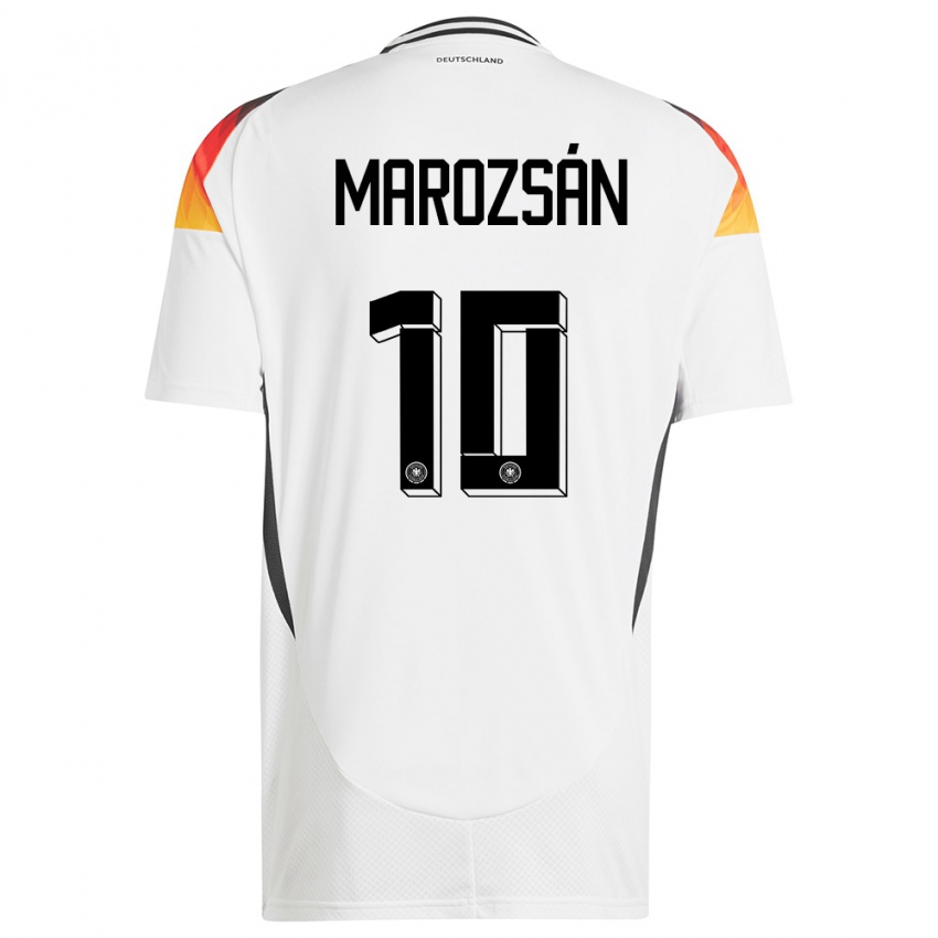 Niño Camiseta Alemania Dzsenifer Marozsan #10 Blanco 1ª Equipación 24-26 La Camisa Chile