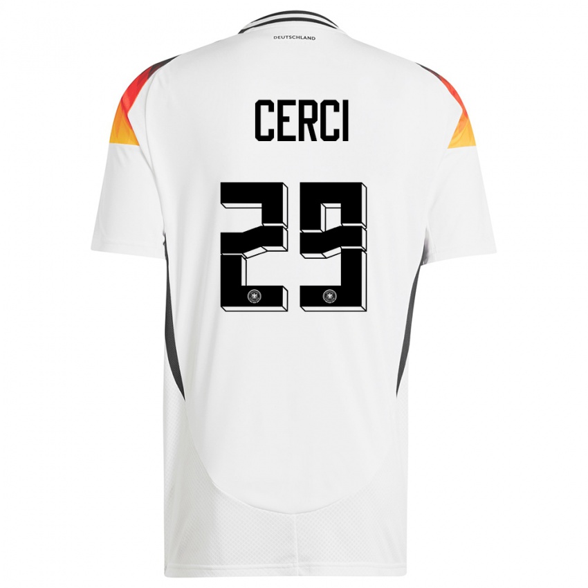 Niño Camiseta Alemania Selina Cerci #29 Blanco 1ª Equipación 24-26 La Camisa Chile