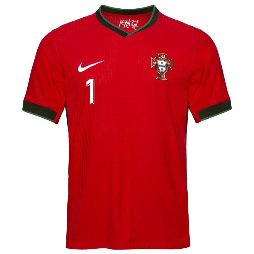 Niño Camiseta Portugal Andre Moreira #1 Rojo 1ª Equipación 24-26 La Camisa Chile