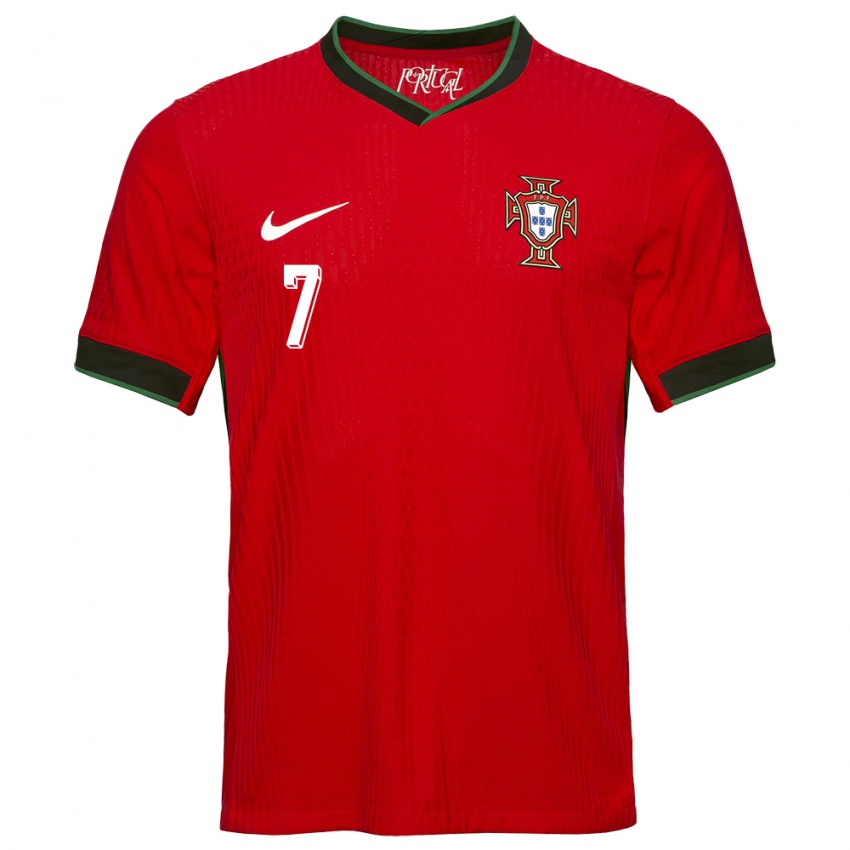 Niño Camiseta Portugal Vanessa Marques #7 Rojo 1ª Equipación 24-26 La Camisa Chile