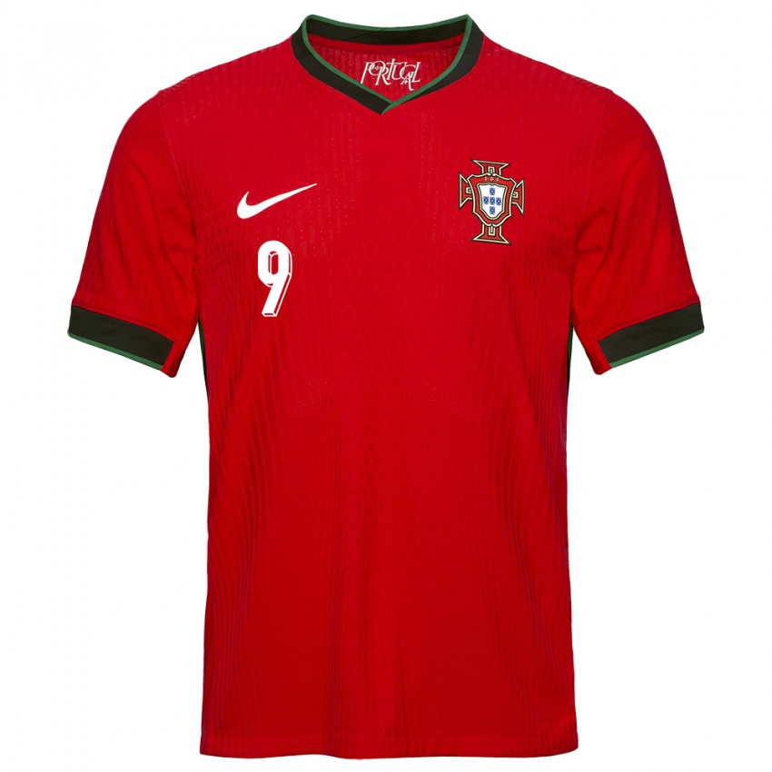 Niño Camiseta Portugal Goncalo Ramos #9 Rojo 1ª Equipación 24-26 La Camisa Chile