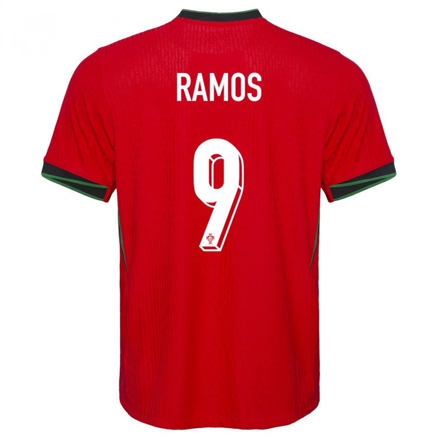 Niño Camiseta Portugal Goncalo Ramos #9 Rojo 1ª Equipación 24-26 La Camisa Chile