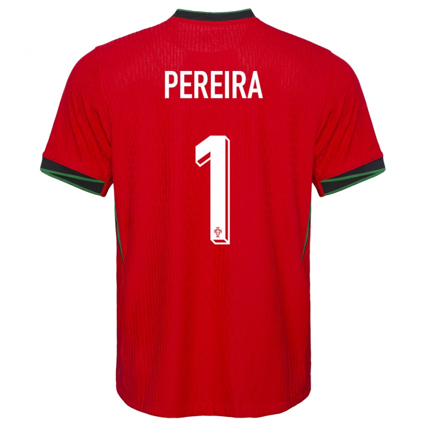 Niño Camiseta Portugal Ines Pereira #1 Rojo 1ª Equipación 24-26 La Camisa Chile