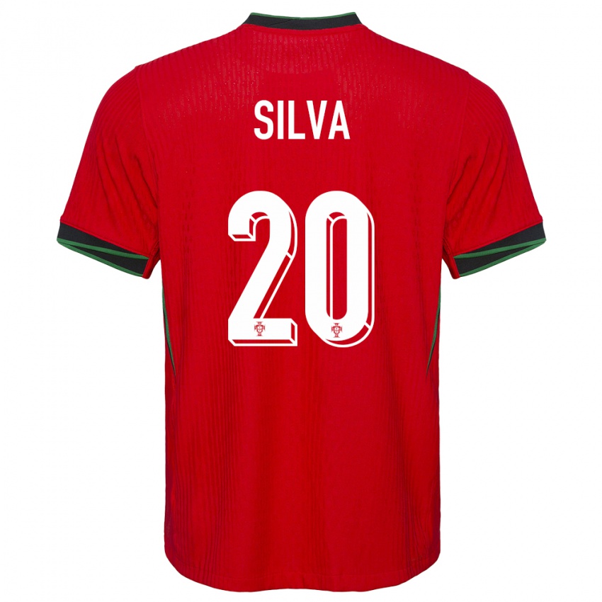 Niño Camiseta Portugal Fabio Silva #20 Rojo 1ª Equipación 24-26 La Camisa Chile