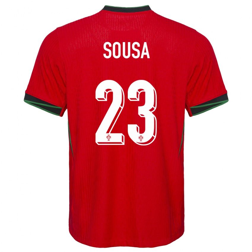 Niño Camiseta Portugal Afonso Sousa #23 Rojo 1ª Equipación 24-26 La Camisa Chile