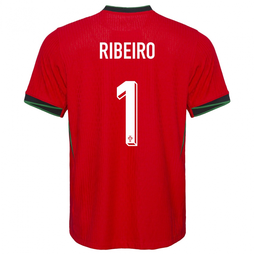 Niño Camiseta Portugal Goncalo Ribeiro #1 Rojo 1ª Equipación 24-26 La Camisa Chile