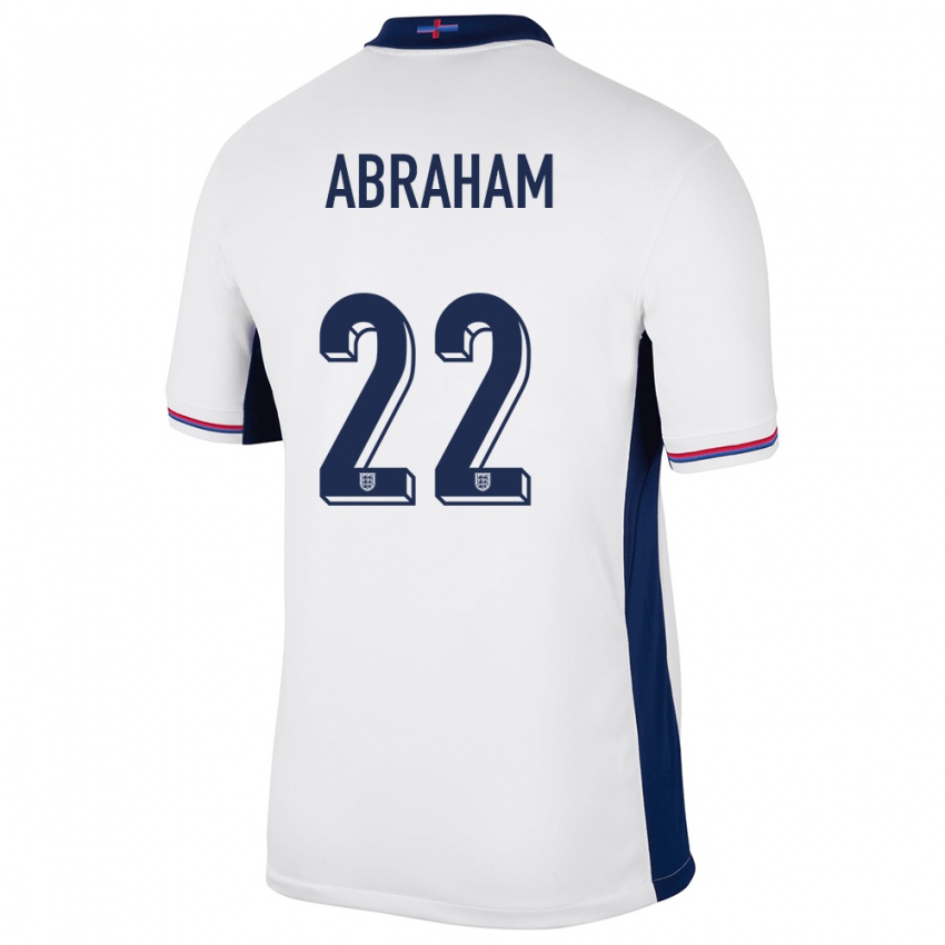 Niño Camiseta Inglaterra Tammy Abraham #22 Blanco 1ª Equipación 24-26 La Camisa Chile