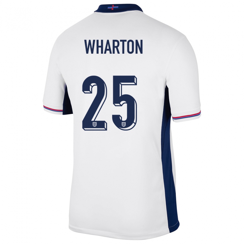 Niño Camiseta Inglaterra Adam Wharton #25 Blanco 1ª Equipación 24-26 La Camisa Chile