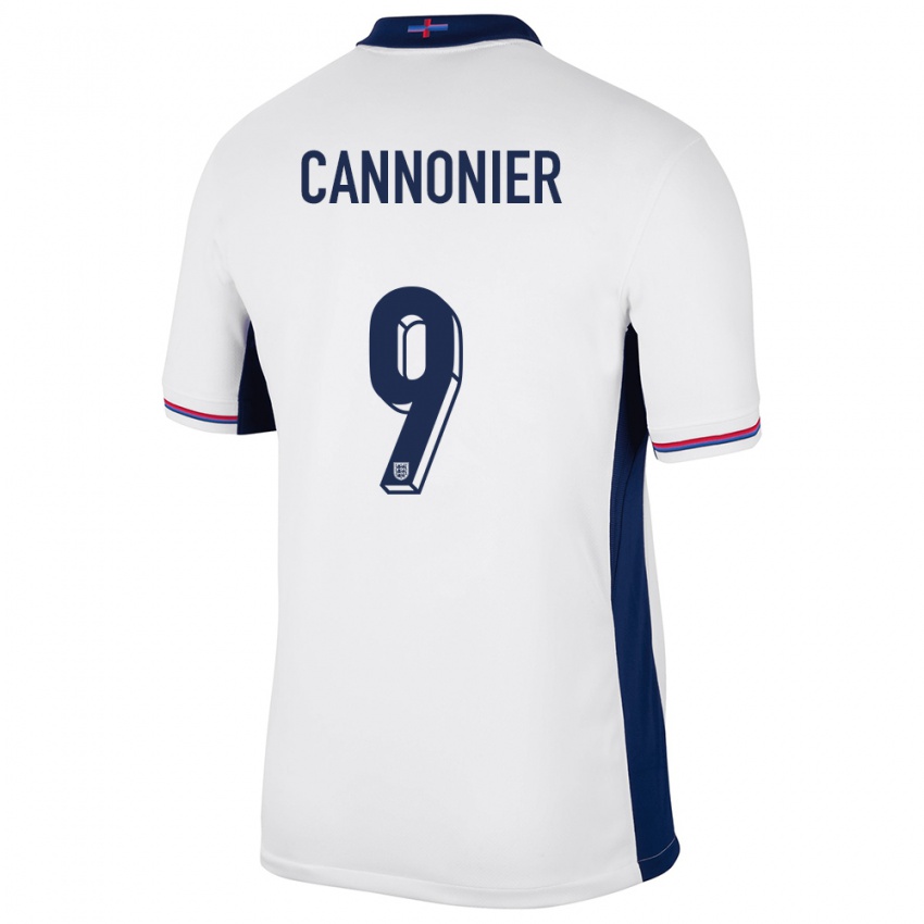 Niño Camiseta Inglaterra Oakley Cannonier #9 Blanco 1ª Equipación 24-26 La Camisa Chile