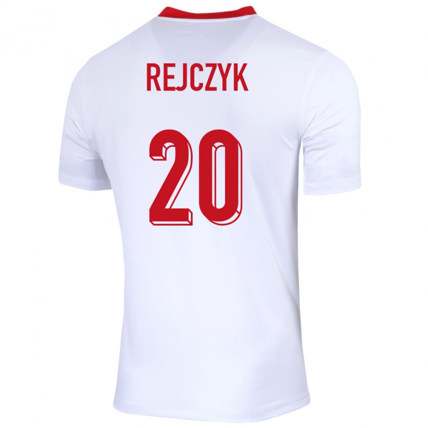 Niño Camiseta Polonia Filip Rejczyk #20 Blanco 1ª Equipación 24-26 La Camisa Chile