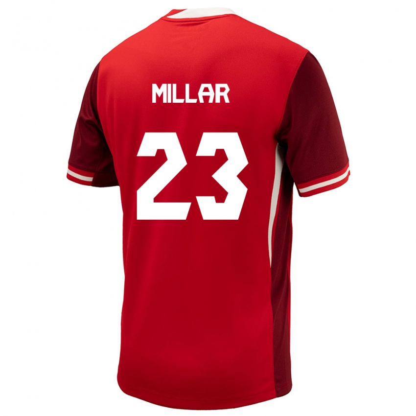 Niño Camiseta Canadá Liam Millar #23 Rojo 1ª Equipación 24-26 La Camisa Chile