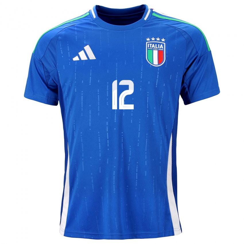 Niño Camiseta Italia Rachele Baldi #12 Azul 1ª Equipación 24-26 La Camisa Chile