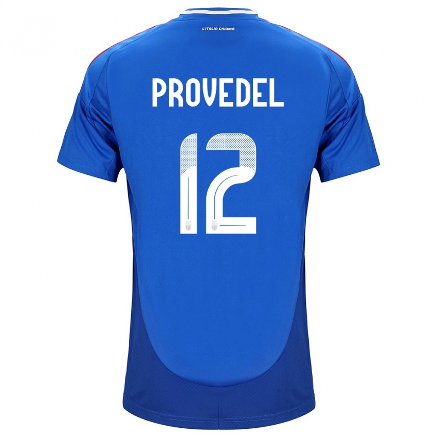 Niño Camiseta Italia Ivan Provedel #12 Azul 1ª Equipación 24-26 La Camisa Chile