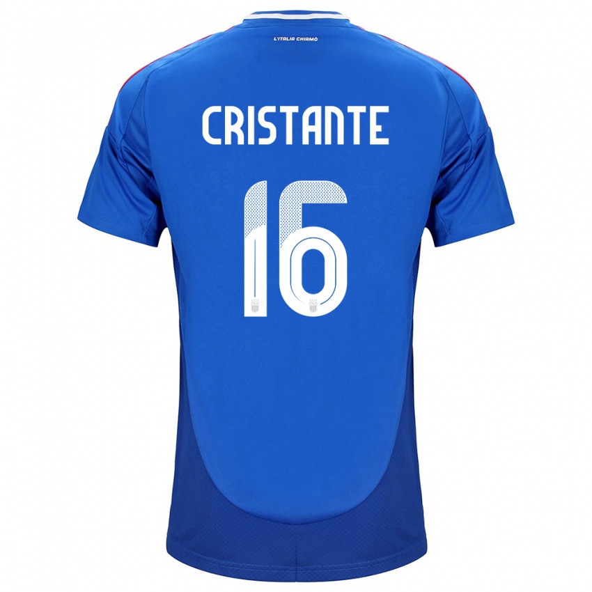 Niño Camiseta Italia Bryan Cristante #16 Azul 1ª Equipación 24-26 La Camisa Chile