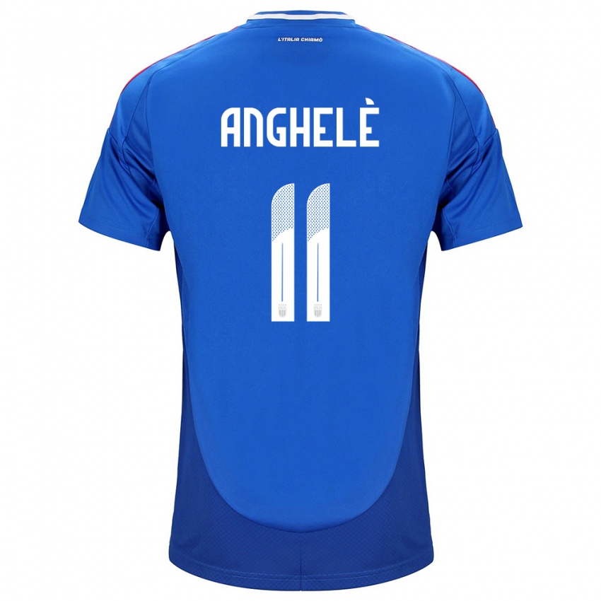 Niño Camiseta Italia Lorenzo Anghelè #11 Azul 1ª Equipación 24-26 La Camisa Chile