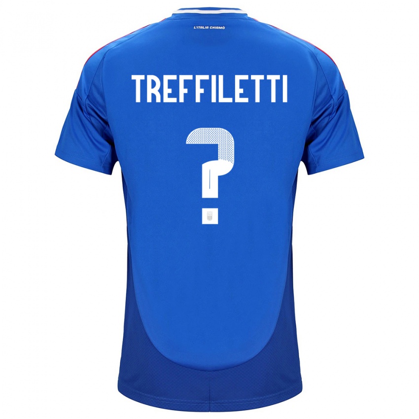 Niño Camiseta Italia Danilo Treffiletti #0 Azul 1ª Equipación 24-26 La Camisa Chile