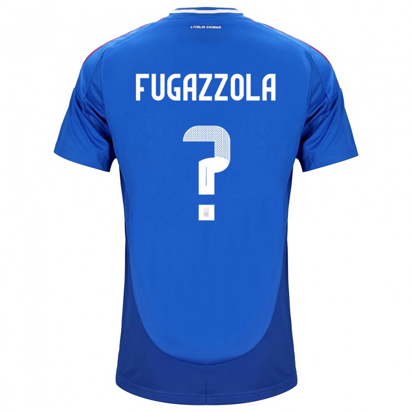 Niño Camiseta Italia Marcello Fugazzola #0 Azul 1ª Equipación 24-26 La Camisa Chile