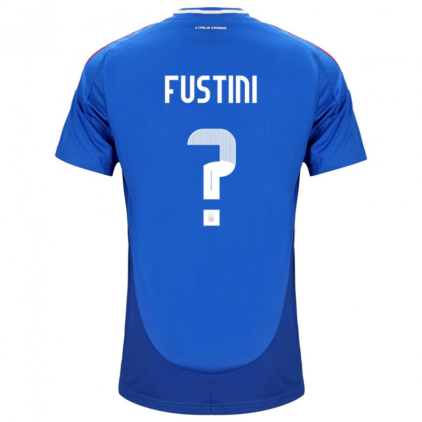 Niño Camiseta Italia Kevin Fustini #0 Azul 1ª Equipación 24-26 La Camisa Chile