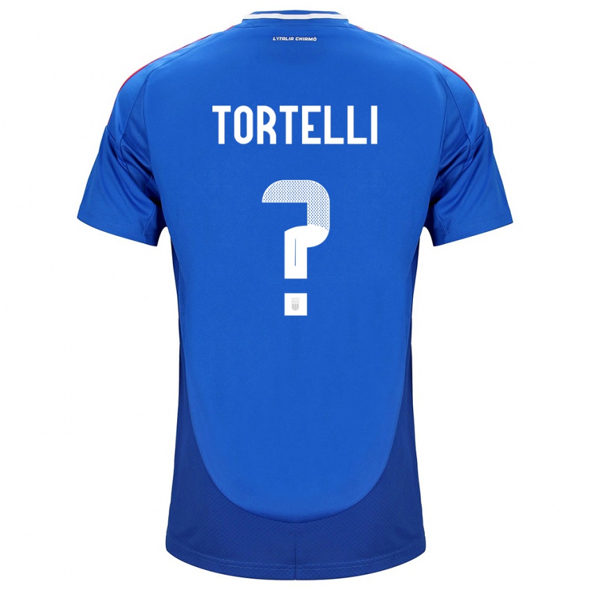 Niño Camiseta Italia Alice Tortelli #0 Azul 1ª Equipación 24-26 La Camisa Chile